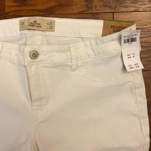 Never Worn White Hollister Jeans